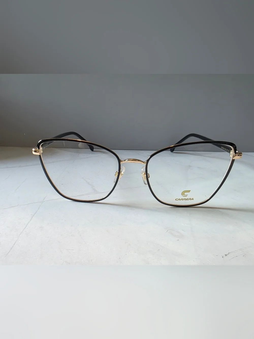 Carrera Gold Black Eyeglass Frames Brand New